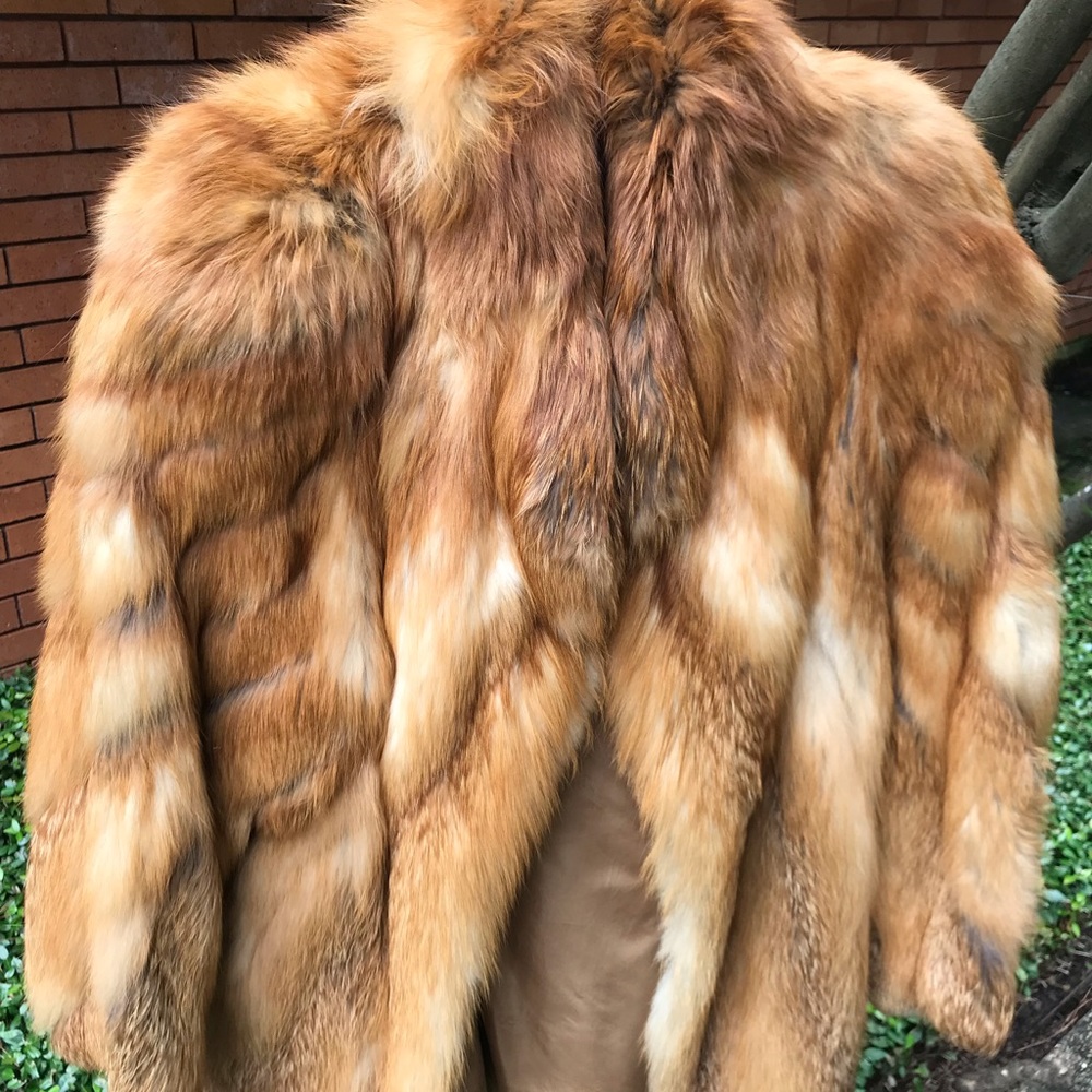 Red fox coat